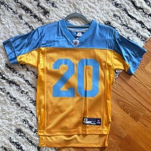Reebok Vintage Brian Dawkins Blue and Gold Jersey